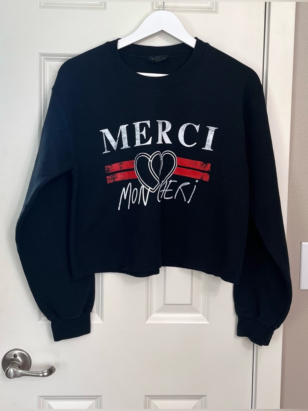 Topshop Graphic Crewneck Sweatshirt